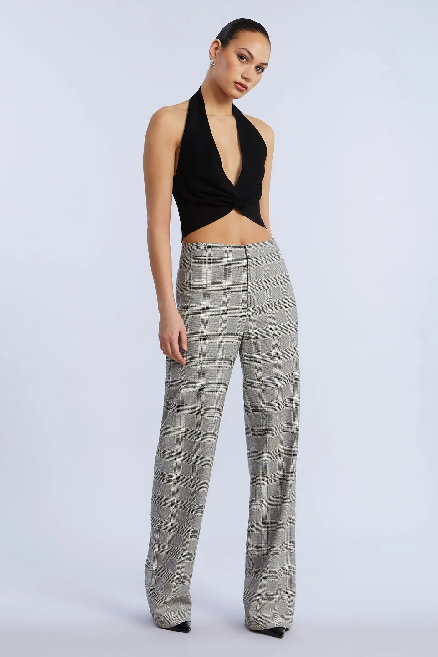 Glen Plaid Pant sold by BCBGMaxAzria product image thumbnail 4