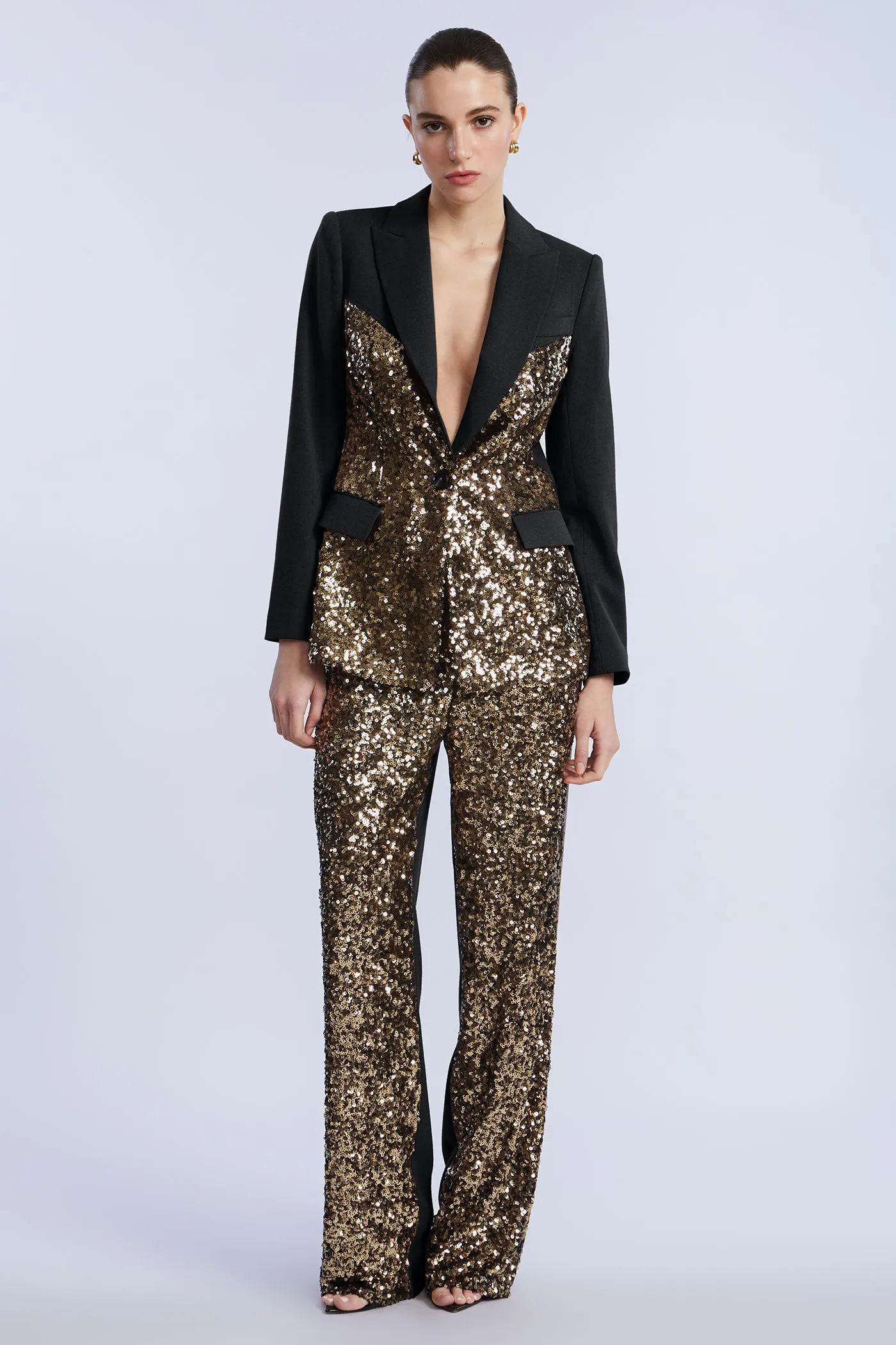 Sequin Mix Blazer sold by BCBGMaxAzria