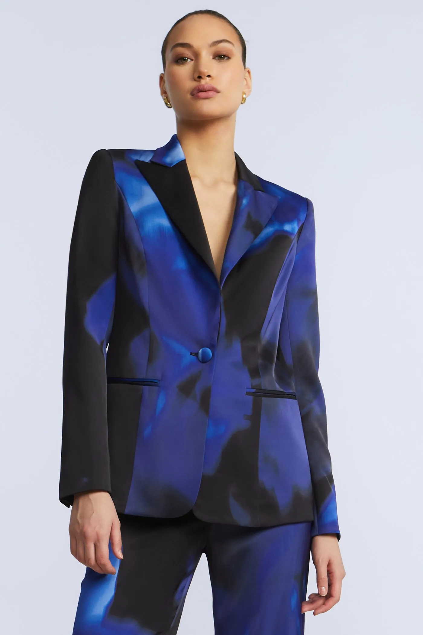 Rose Printed Blazer sold by BCBGMaxAzria product image thumbnail 2