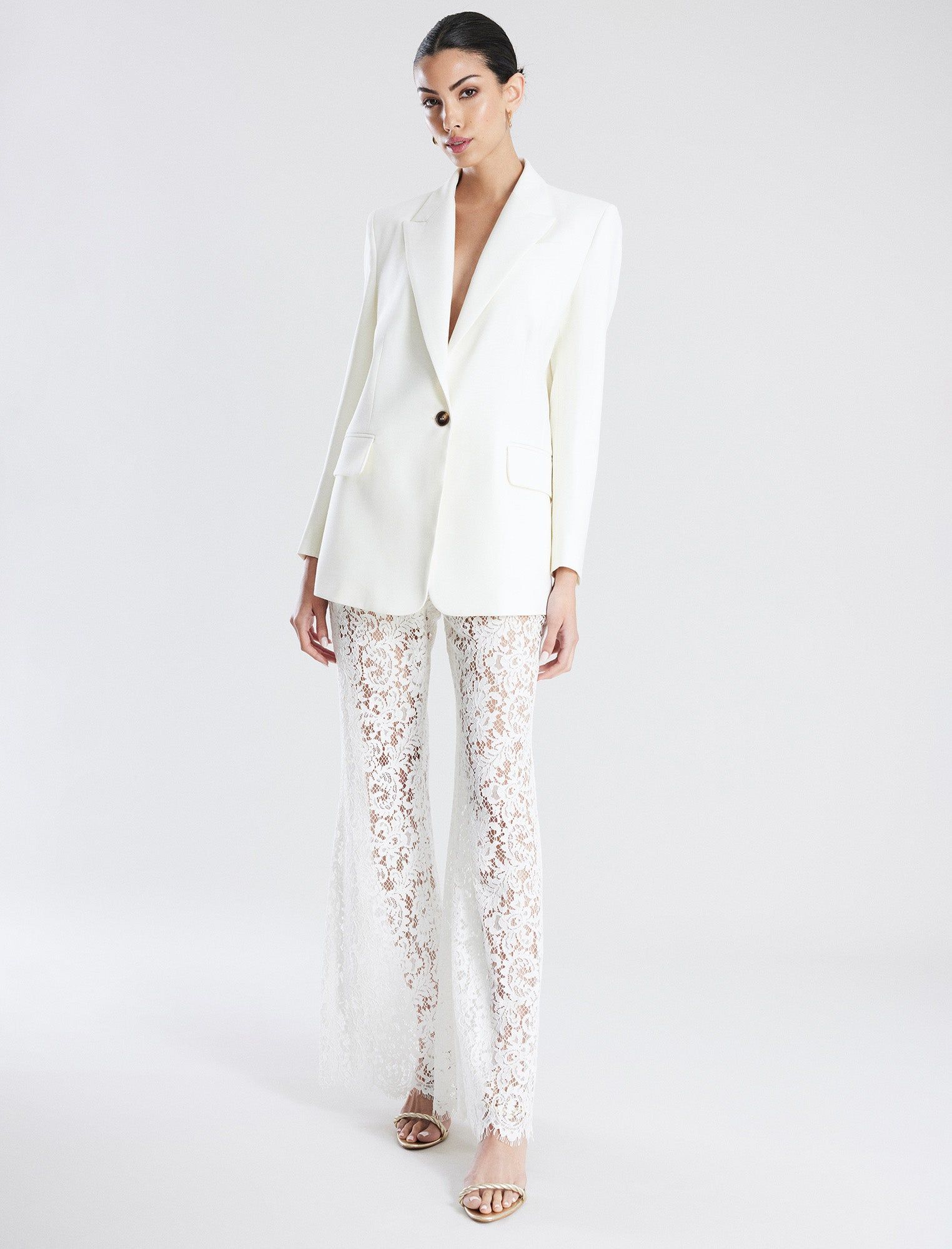 Wide-Leg Lace Pant sold by BCBGMaxAzria product image thumbnail 5
