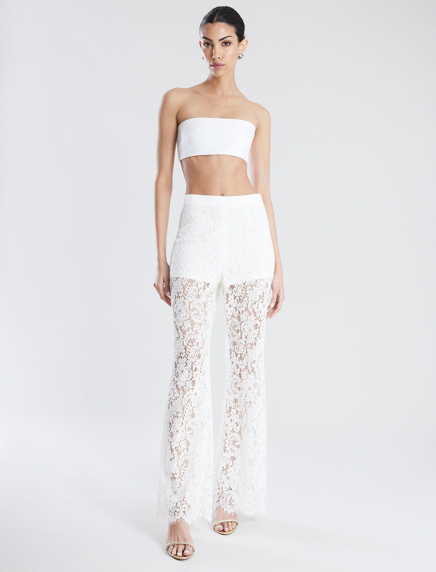Wide-Leg Lace Pant sold by BCBGMaxAzria