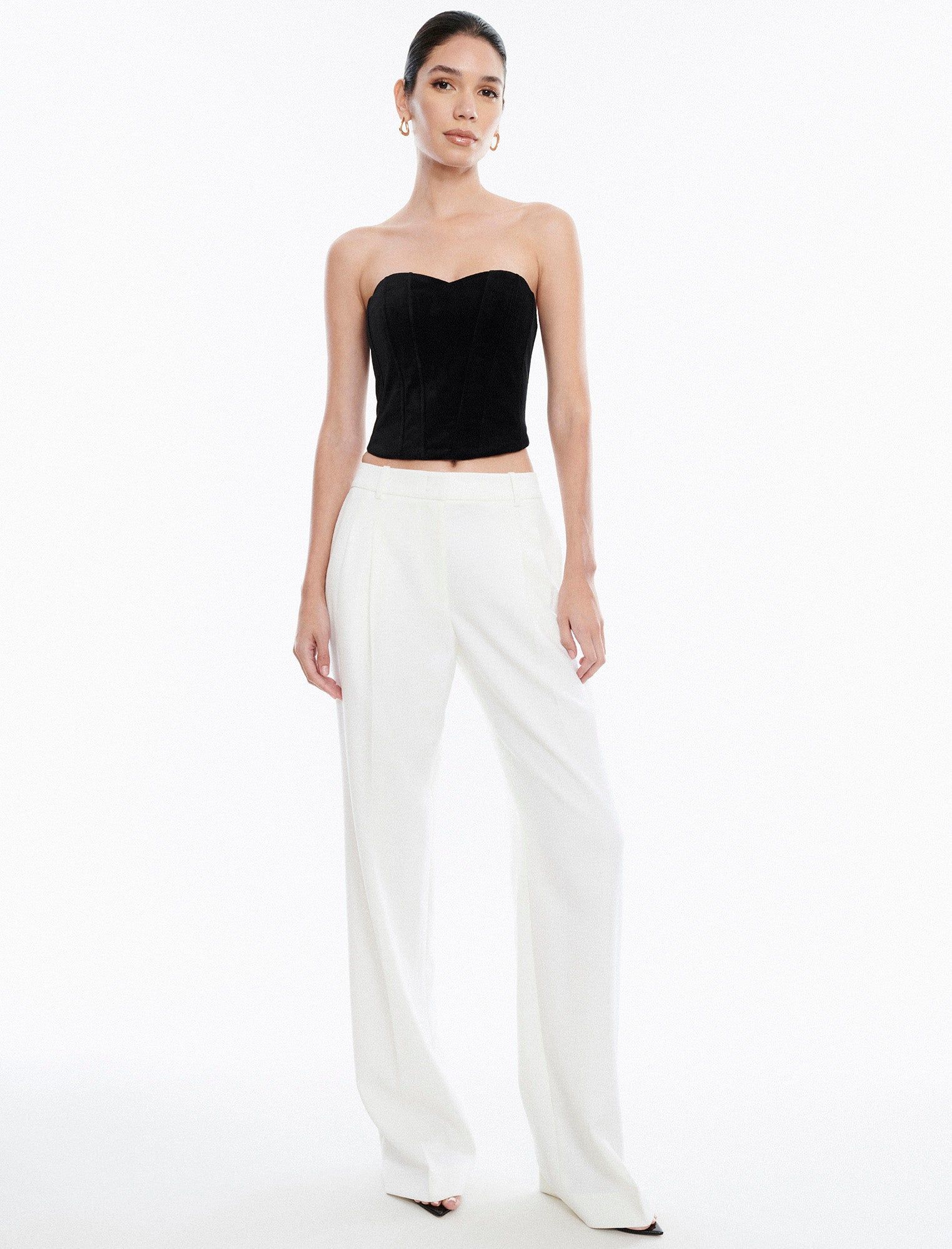 Velvet Sweetheart Bustier Top sold by BCBGMaxAzria product image thumbnail 5