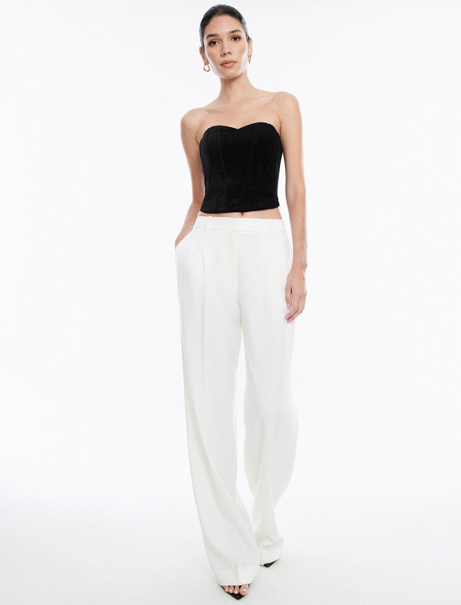 Velvet Sweetheart Bustier Top sold by BCBGMaxAzria product image thumbnail 2