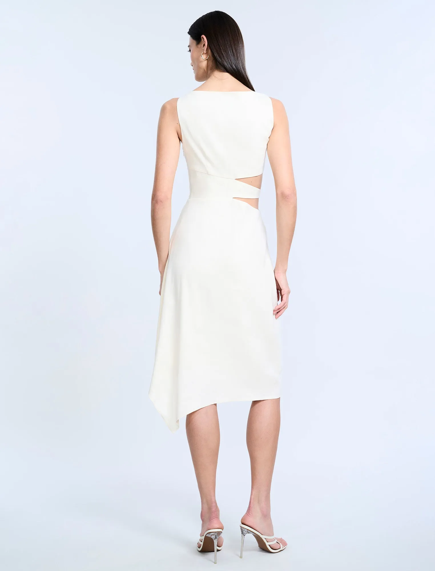 Cutout Linen Dress sold by BCBGMaxAzria product image thumbnail 2