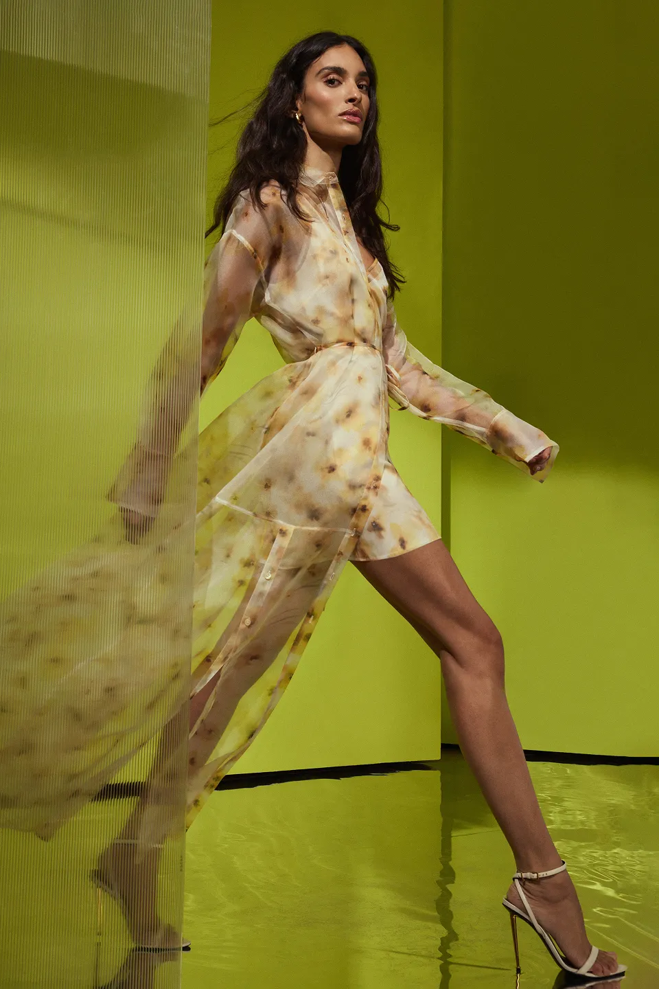 Monica Printed Dress sold by BCBGMaxAzria product image thumbnail 2