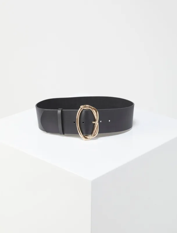 Wide Twisted Buckle Belt sold by BCBGMaxAzria