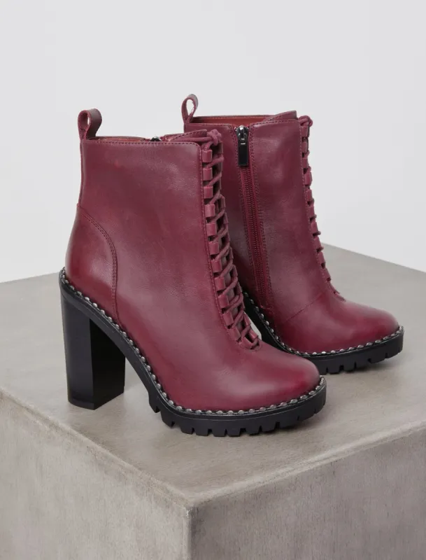 Parina Lace-Up Combat Bootie sold by BCBGMaxAzria