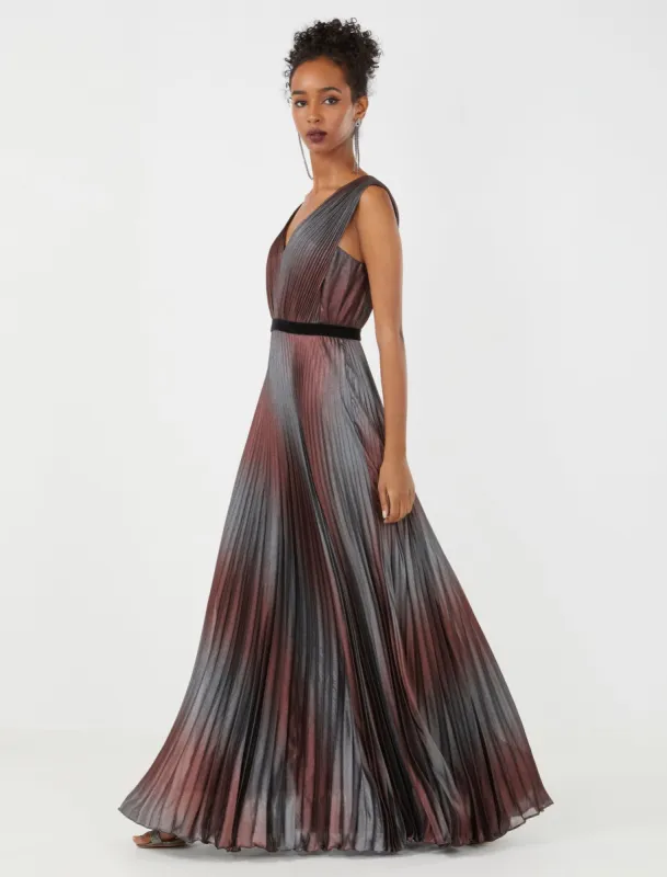 Violet Foiled Evening Dress made by BCBGMaxAzria