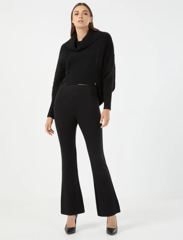 Ponte High-Waist Flare Pant sold by BCBGMaxAzria
