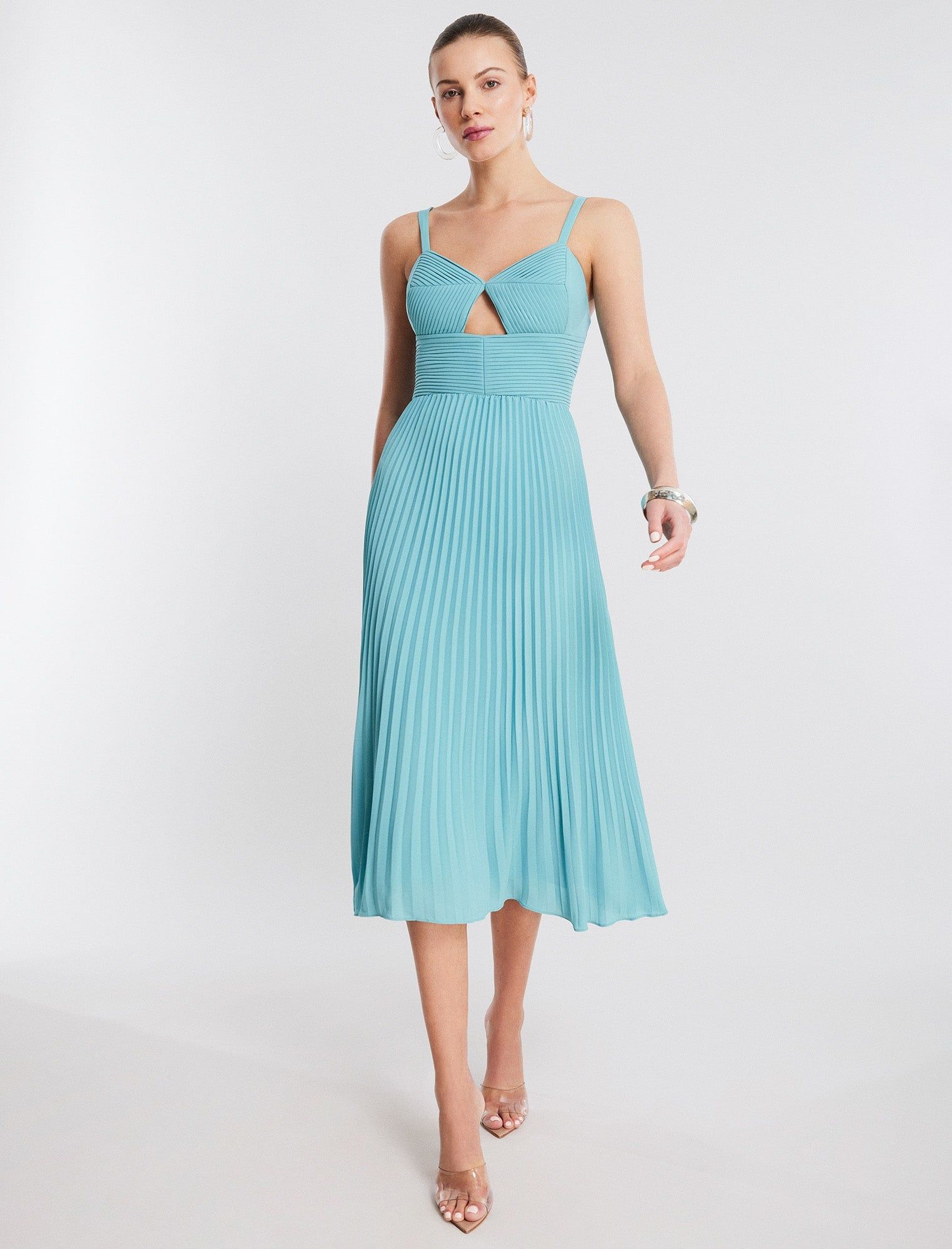 Beatrice Fit-And-Flare Midi Dress sold by BCBGMaxAzria product image thumbnail 3
