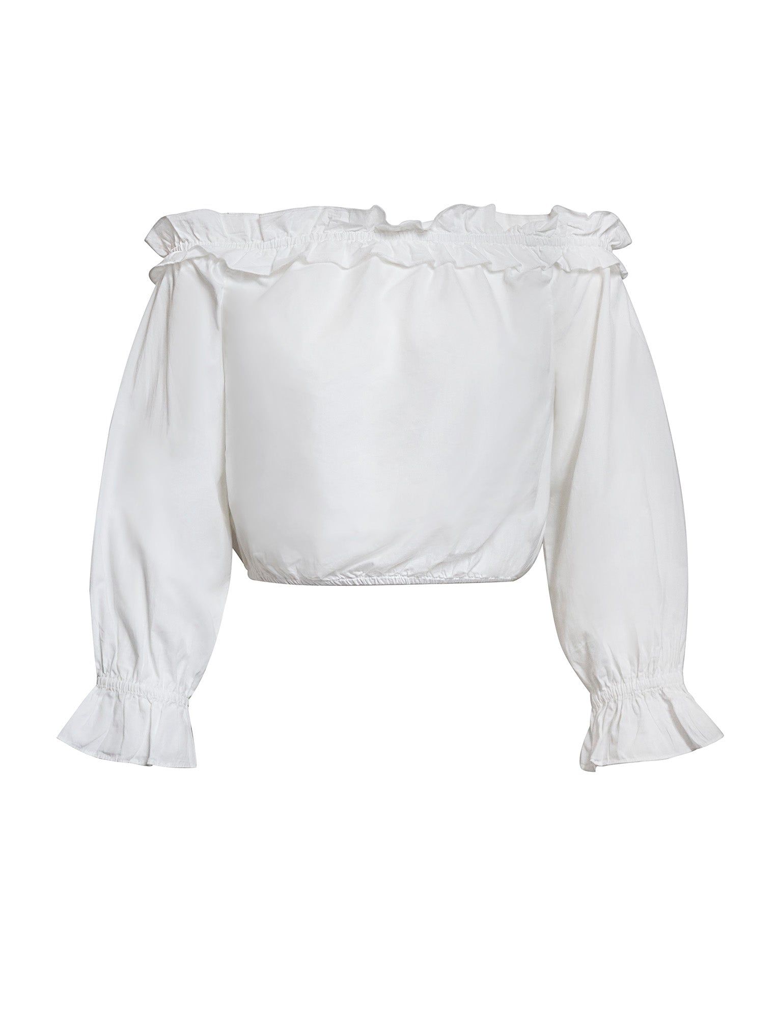 Off-The-Shoulder Crop Top sold by BCBGMaxAzria