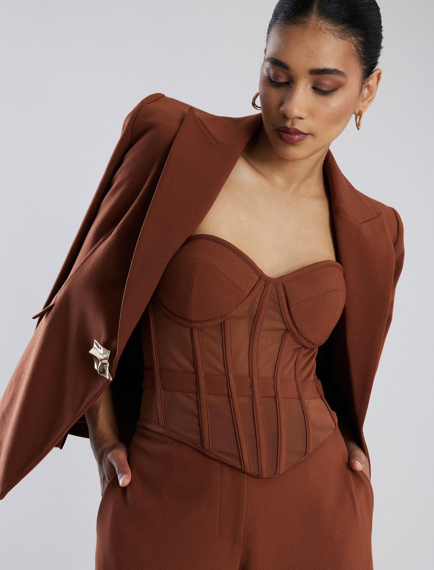 Strapless Bustier Top sold by BCBGMaxAzria product image thumbnail 5