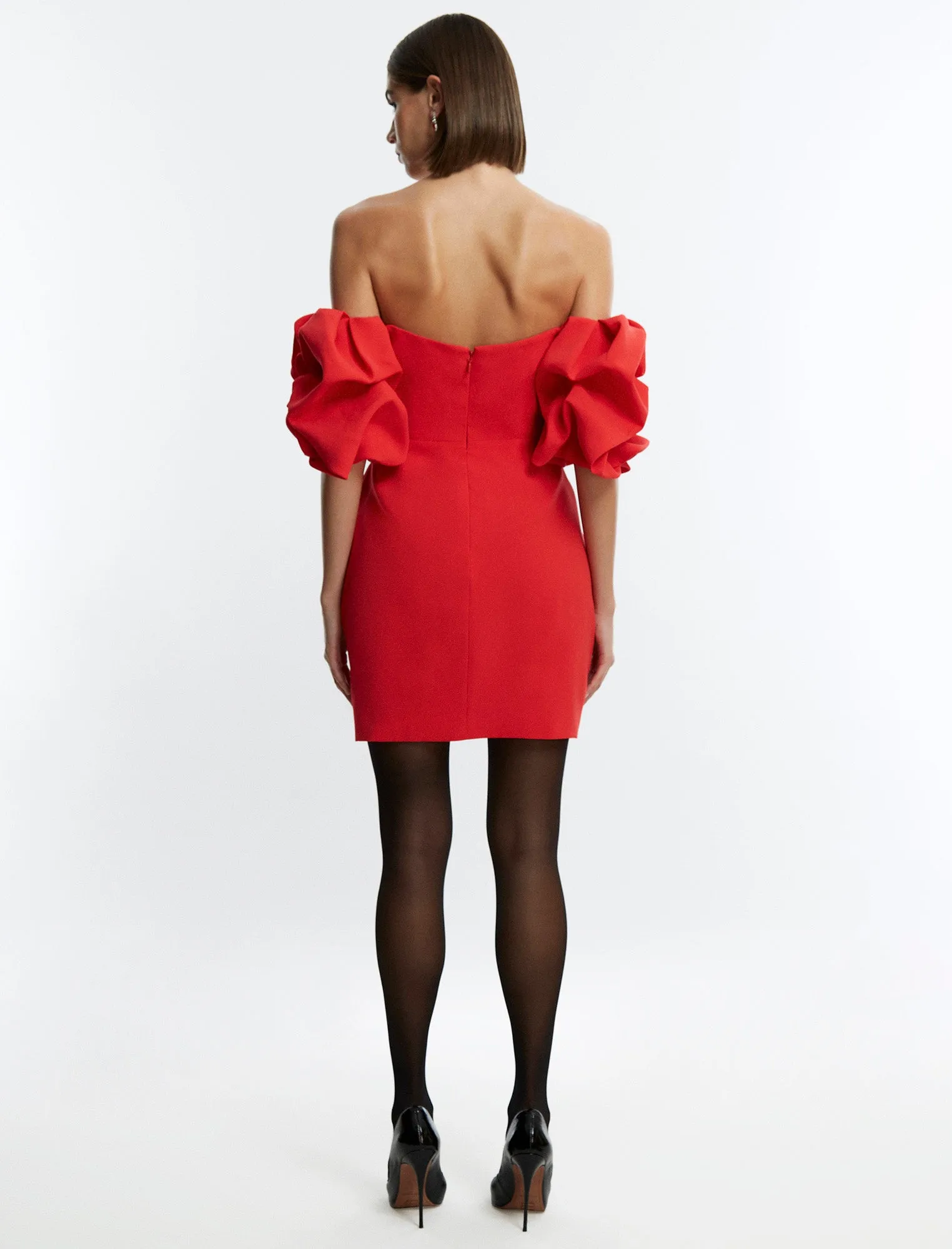 Bryony Off-The-Shoulder Mini Dress sold by BCBGMaxAzria product image thumbnail 4