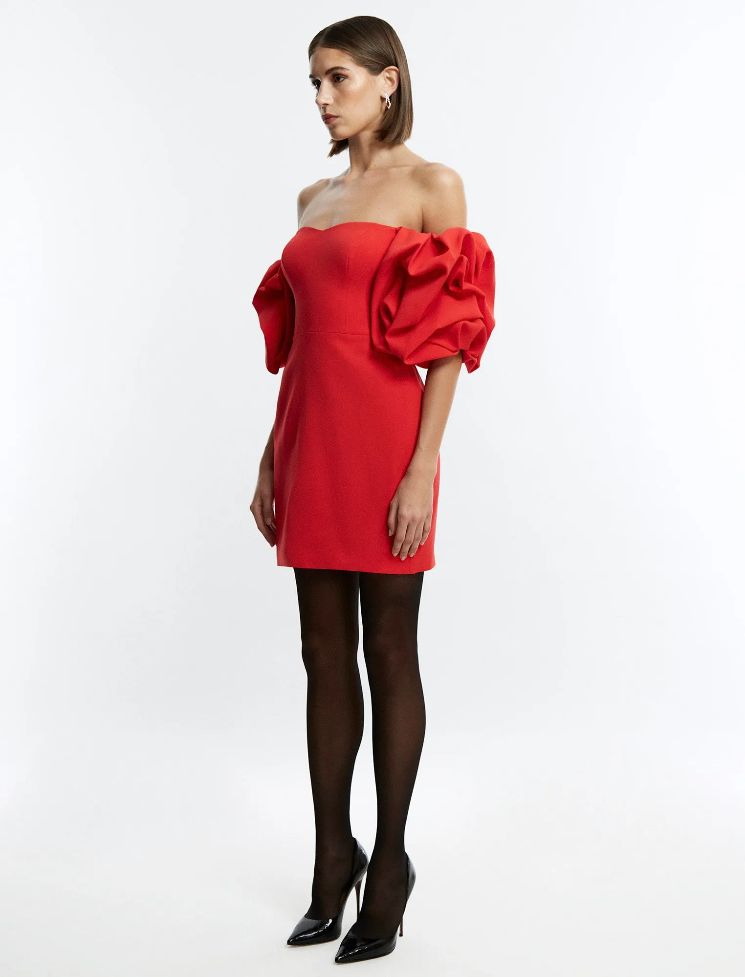 Bryony Off-The-Shoulder Mini Dress sold by BCBGMaxAzria product image thumbnail 3