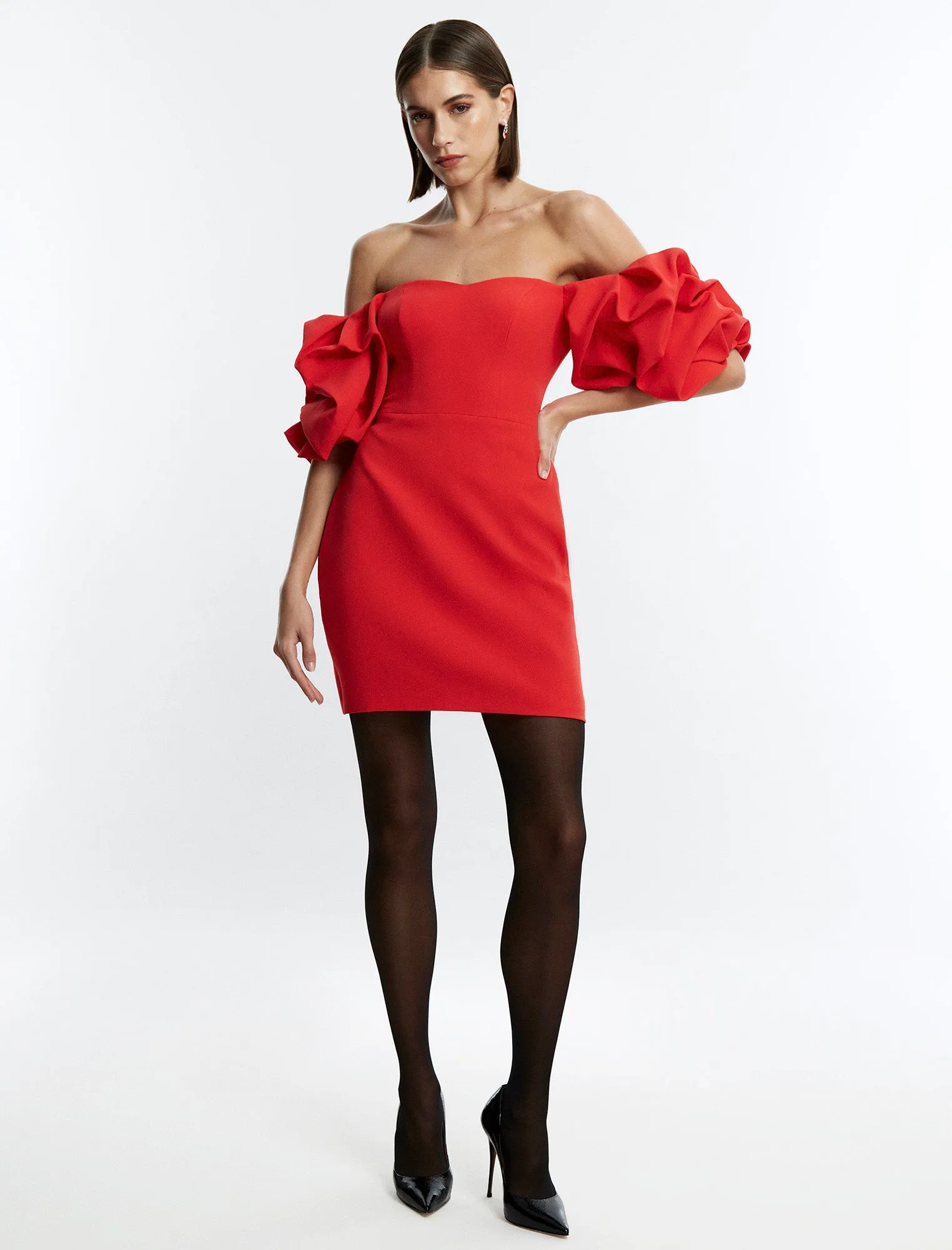 Bryony Off-The-Shoulder Mini Dress sold by BCBGMaxAzria product image thumbnail 2