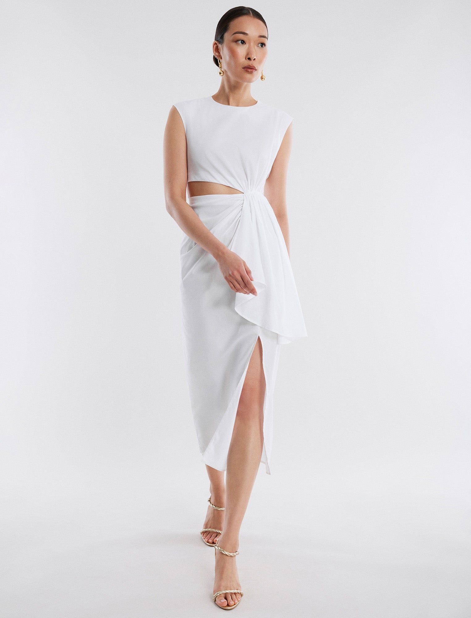 Kira Poplin Midi Dress sold by BCBGMaxAzria product image thumbnail 2