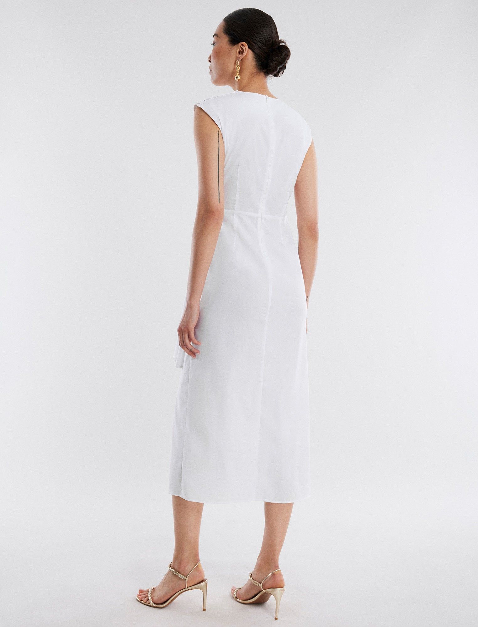 Kira Poplin Midi Dress sold by BCBGMaxAzria product image thumbnail 4