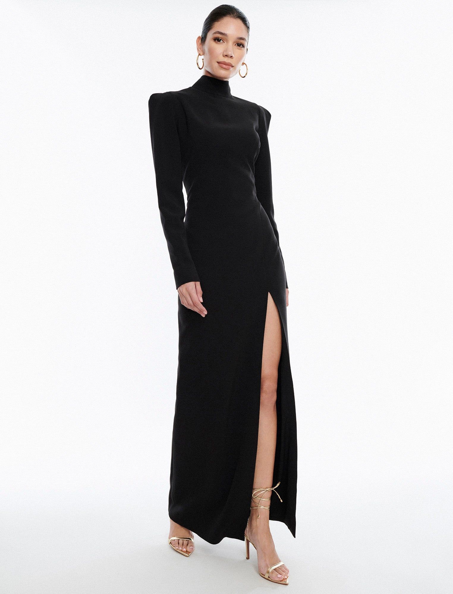 Beatrix Mock Neck Gown sold by BCBGMaxAzria product image thumbnail 5