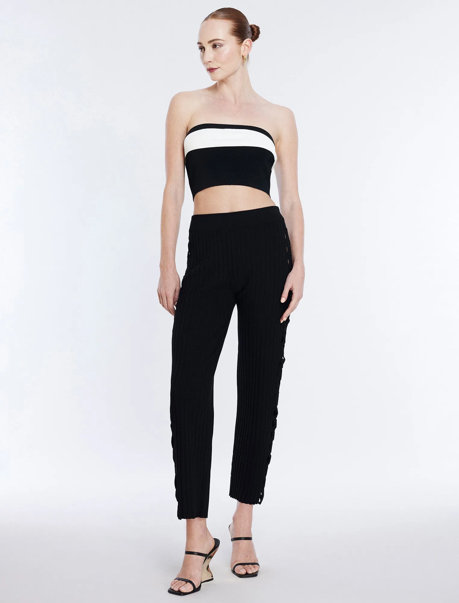 Knit Cutout Pant sold by BCBGMaxAzria product image thumbnail 2