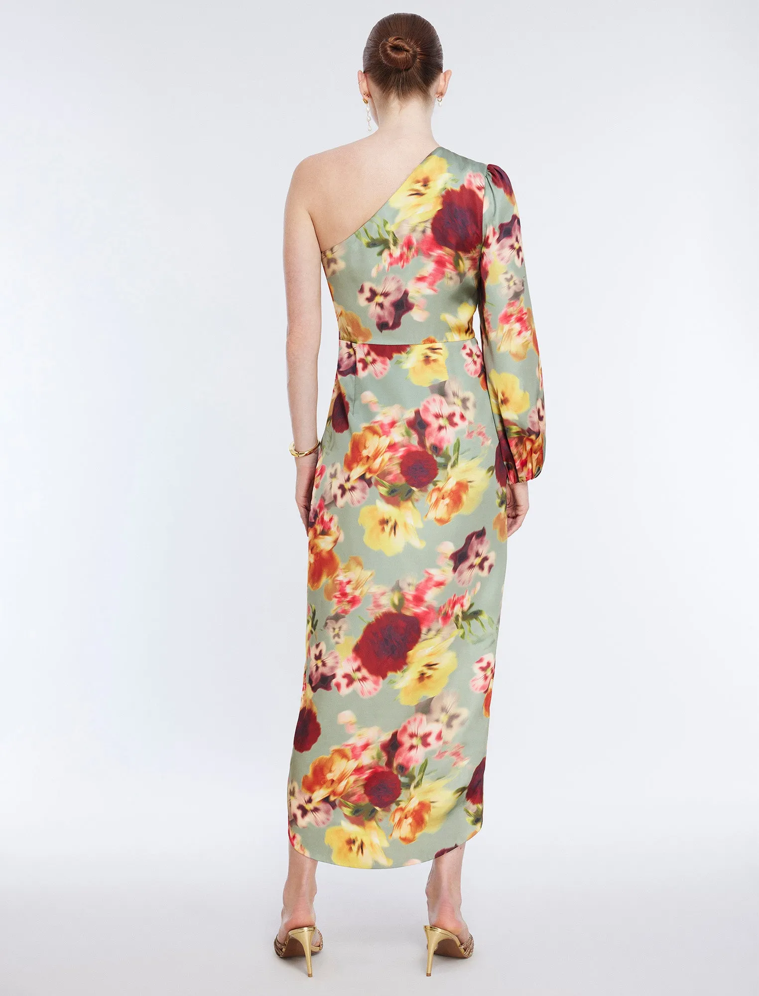 Malena Asymmetrical Dress sold by BCBGMaxAzria product image thumbnail 4