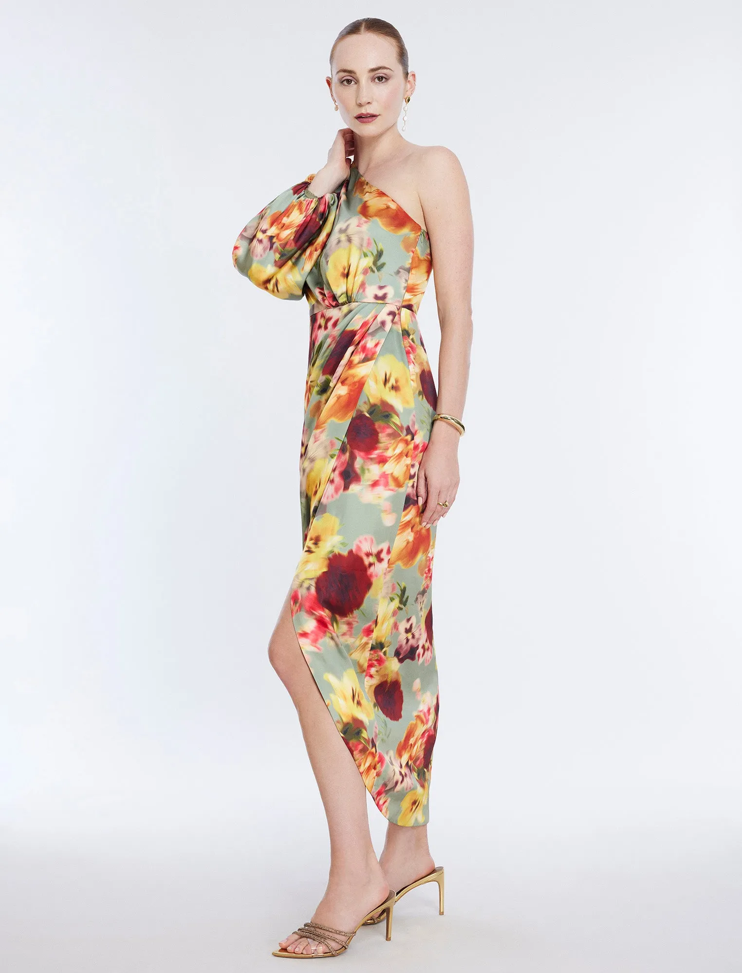 Malena Asymmetrical Dress sold by BCBGMaxAzria product image thumbnail 3