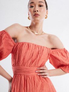 Felix Puff Sleeve Jumpsuit sold by BCBGMaxAzria