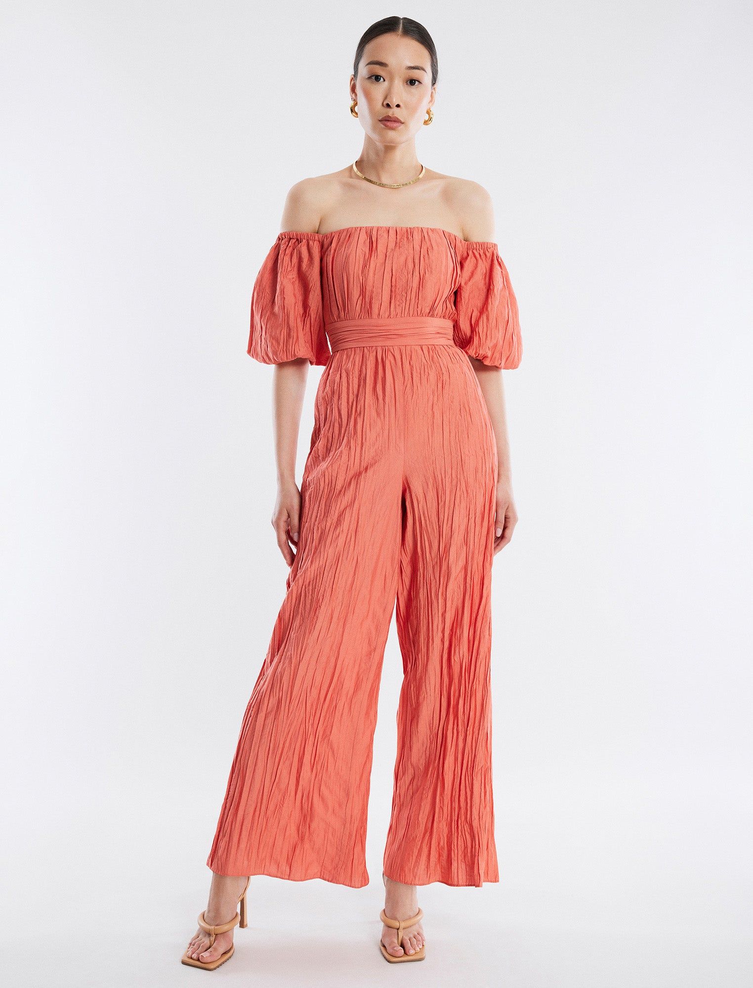 Felix Puff Sleeve Jumpsuit sold by BCBGMaxAzria product image thumbnail 3