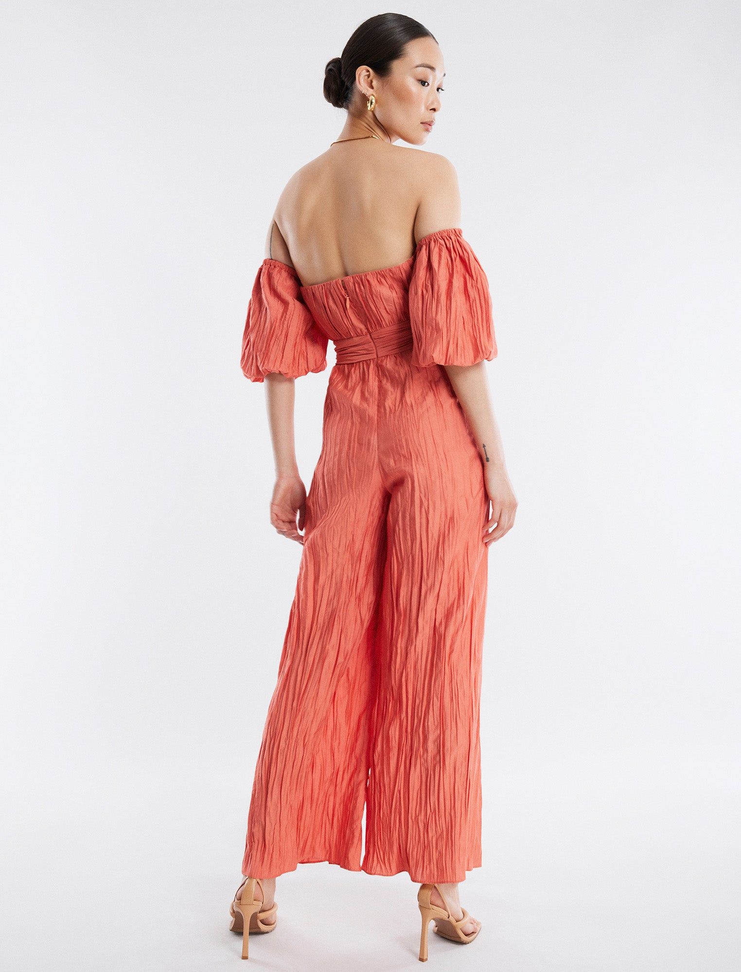 Felix Puff Sleeve Jumpsuit sold by BCBGMaxAzria product image thumbnail 5