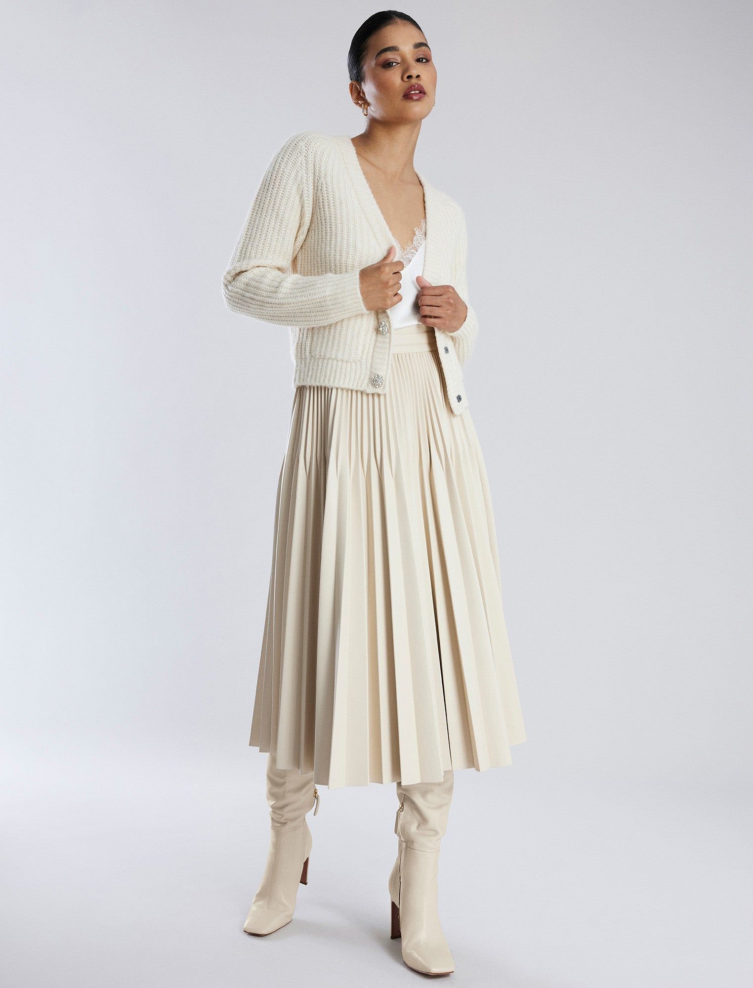 Raglan Sleeve Cardigan Sweater sold by BCBGMaxAzria product image thumbnail 5