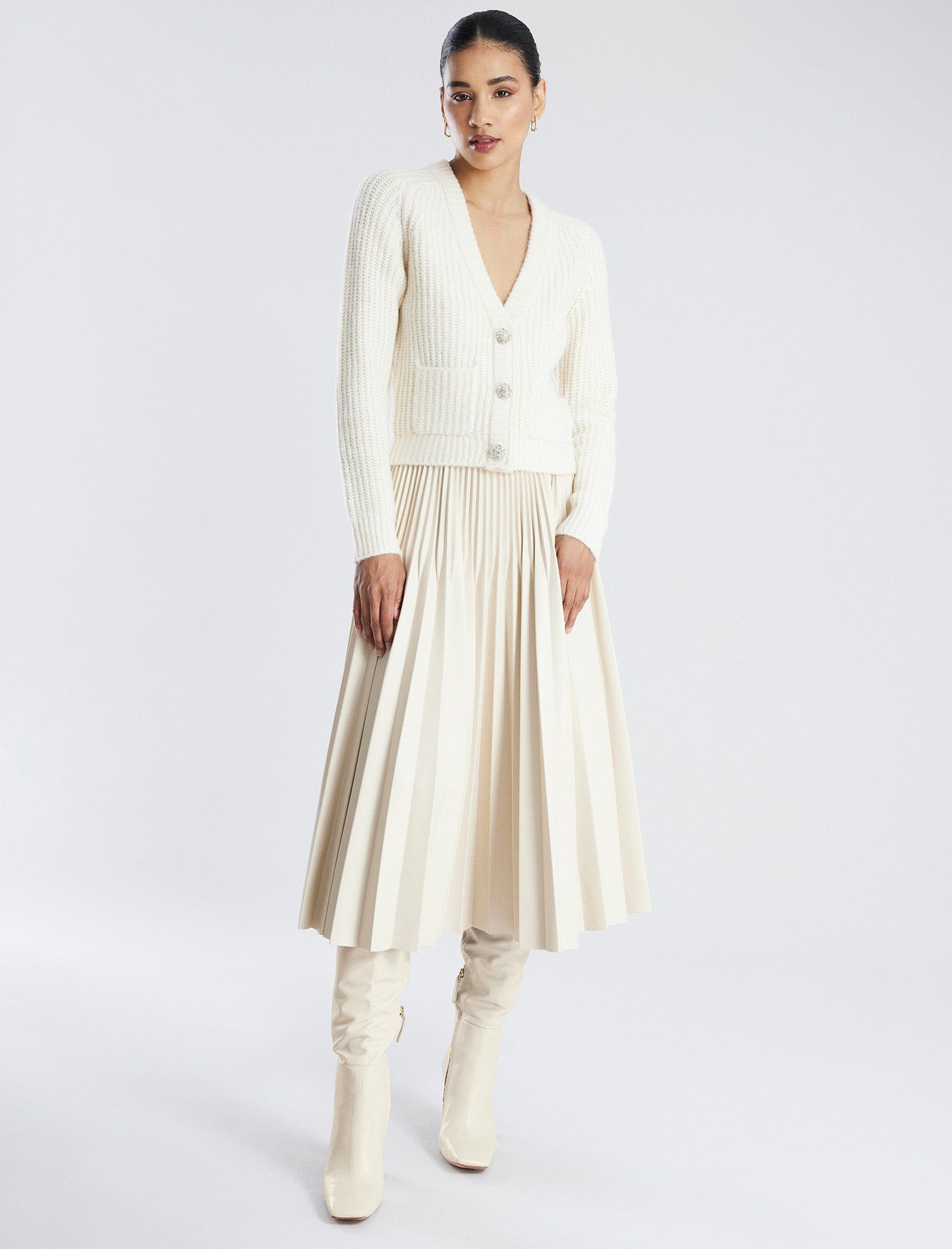 Raglan Sleeve Cardigan Sweater sold by BCBGMaxAzria product image thumbnail 2