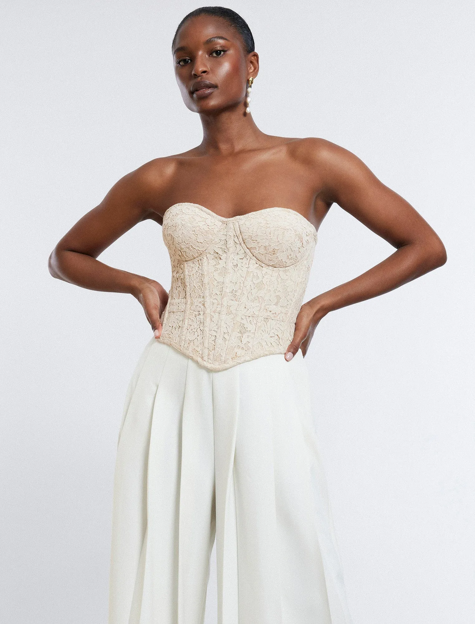 Strapless Bustier Top sold by BCBGMaxAzria product image thumbnail 3