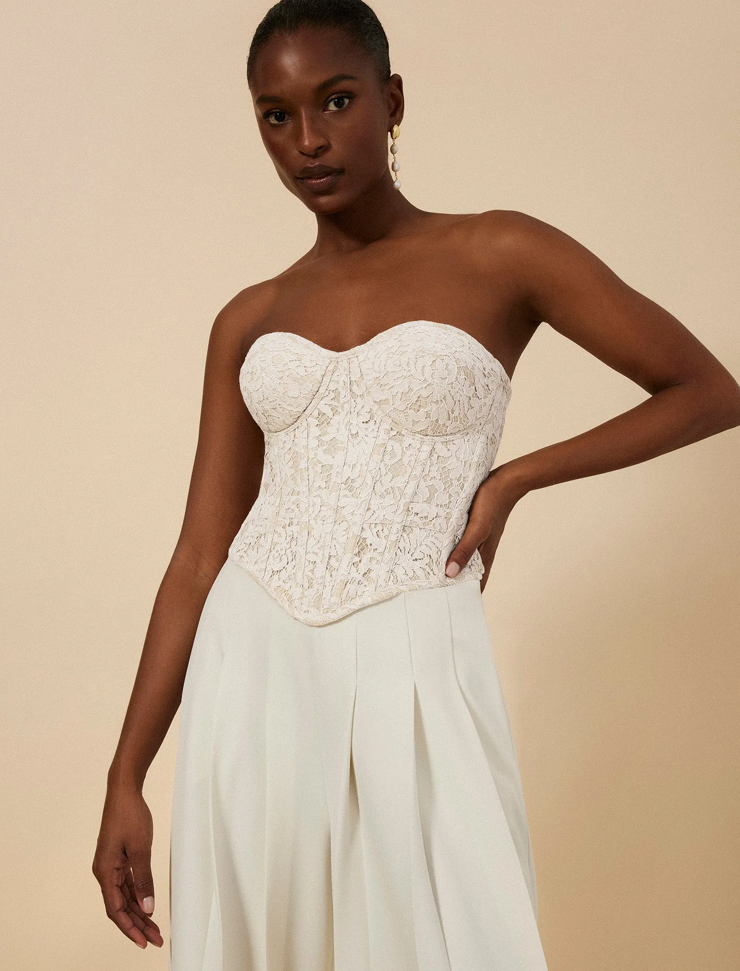 Strapless Bustier Top sold by BCBGMaxAzria
