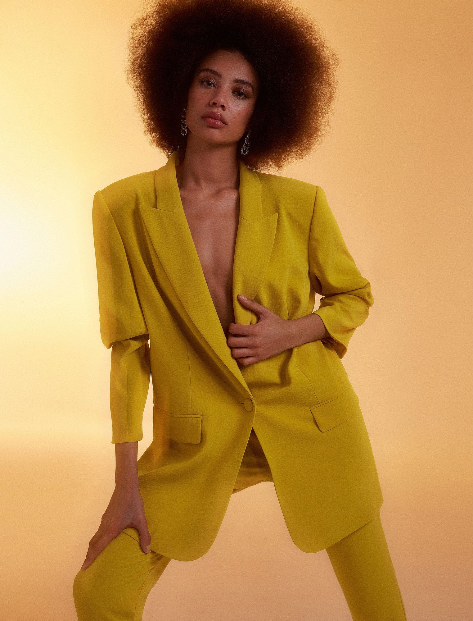 Olive Blazer sold by BCBGMaxAzria product image thumbnail 2