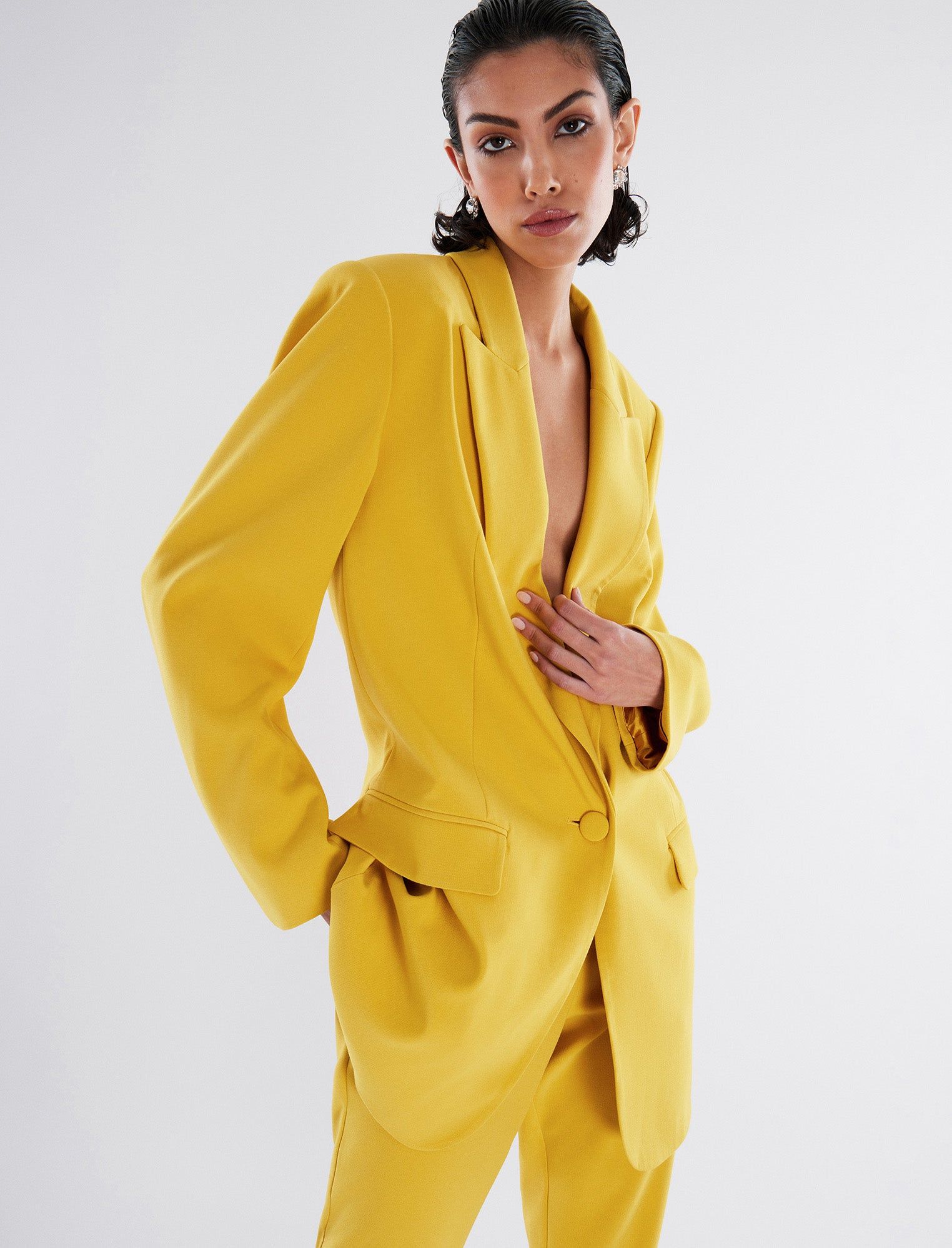 Olive Blazer sold by BCBGMaxAzria product image thumbnail 7