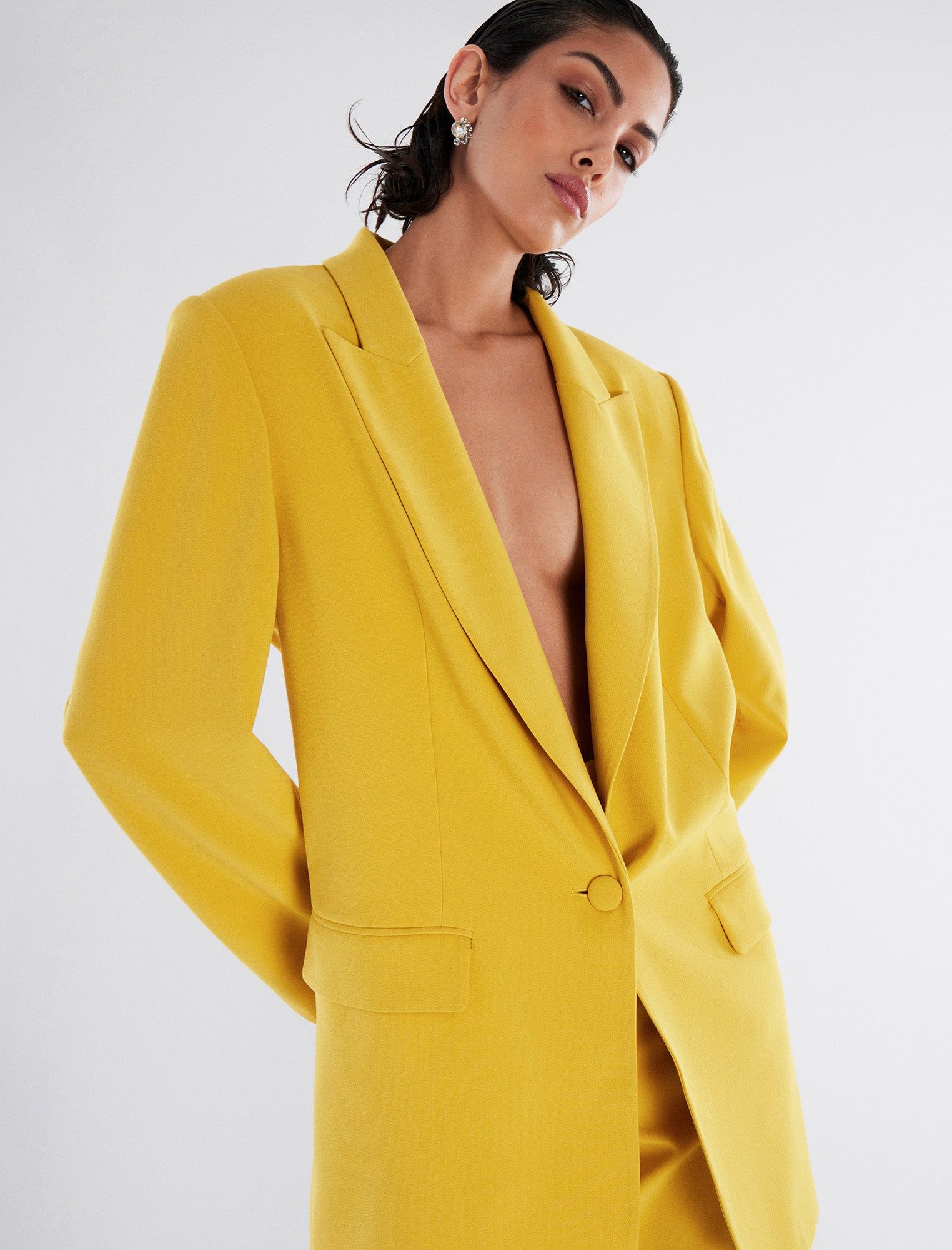 Olive Blazer sold by BCBGMaxAzria product image thumbnail 4