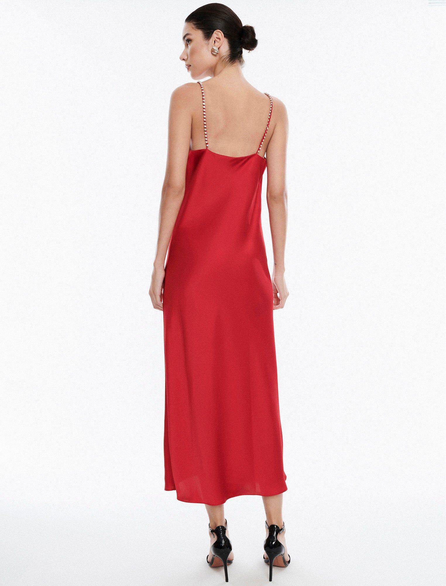 Dawn Satin Slip Gown sold by BCBGMaxAzria product image thumbnail 4