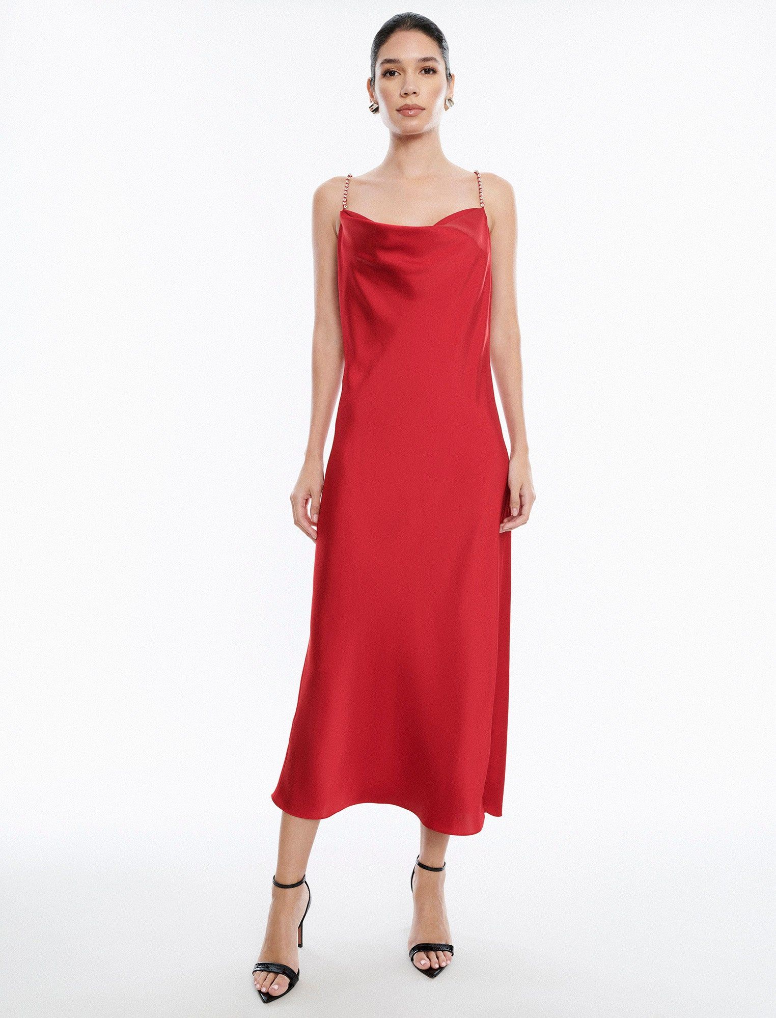 Dawn Satin Slip Gown sold by BCBGMaxAzria product image thumbnail 2