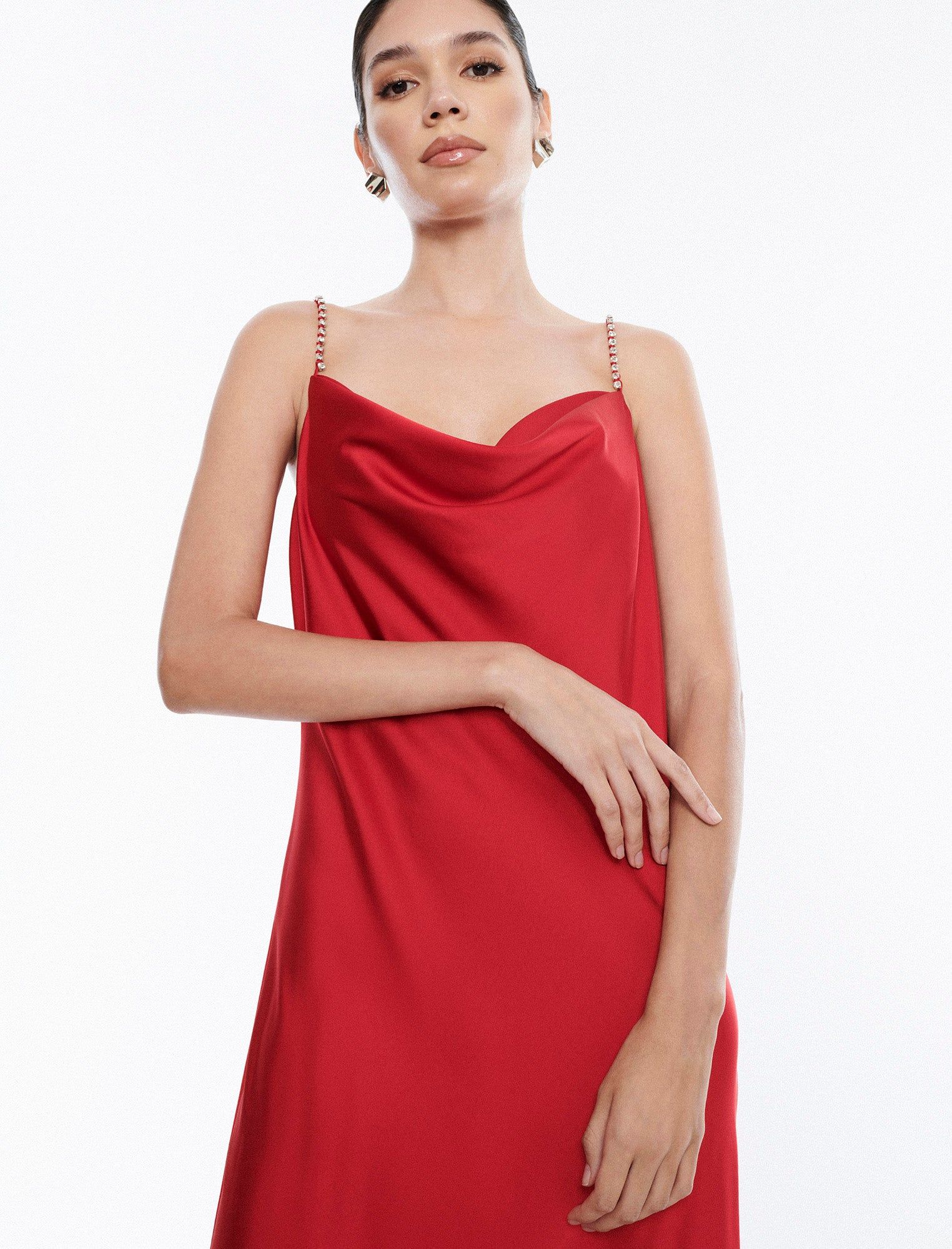 Dawn Satin Slip Gown sold by BCBGMaxAzria product image thumbnail 5