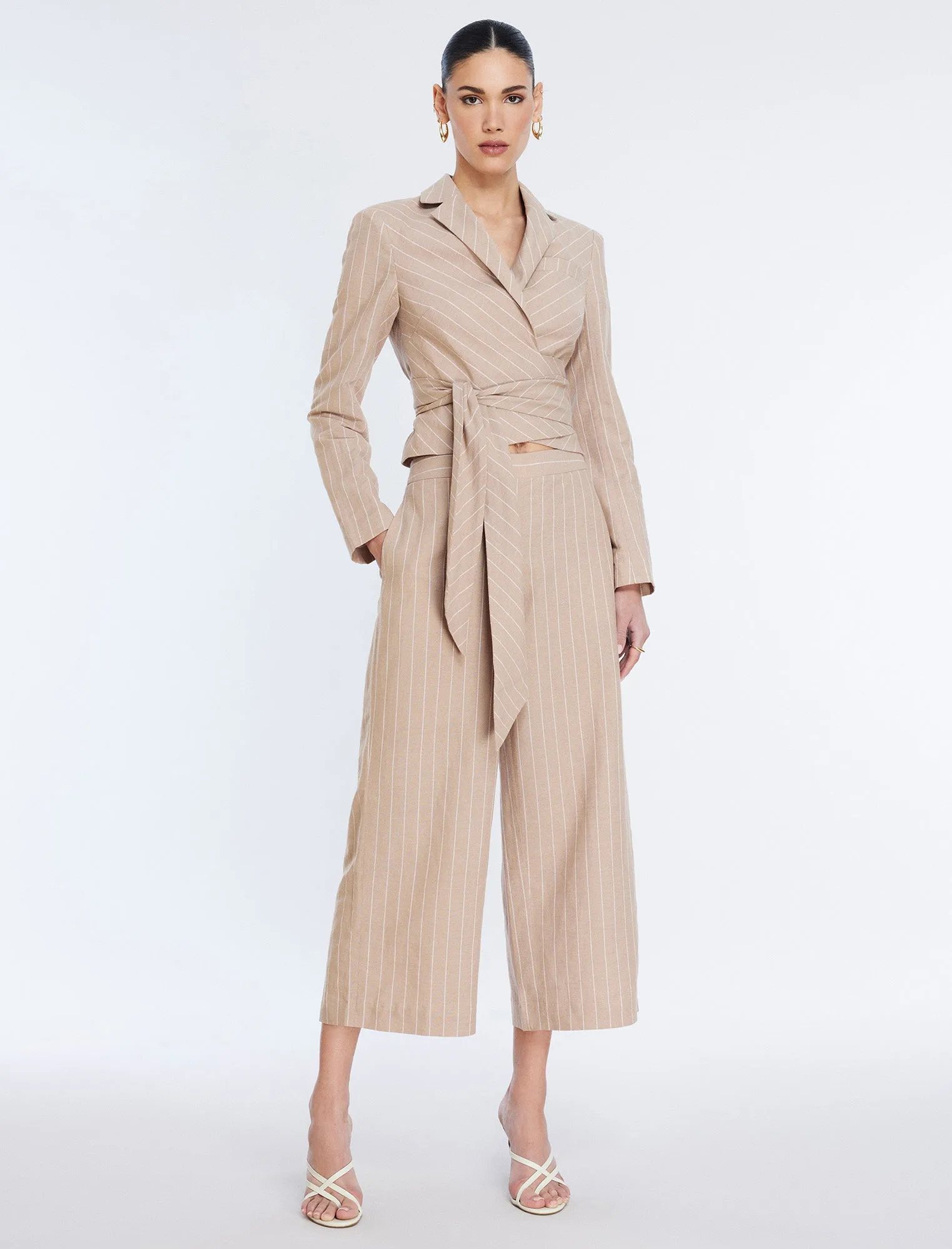Front-Tie Jacket sold by BCBGMaxAzria product image thumbnail 3