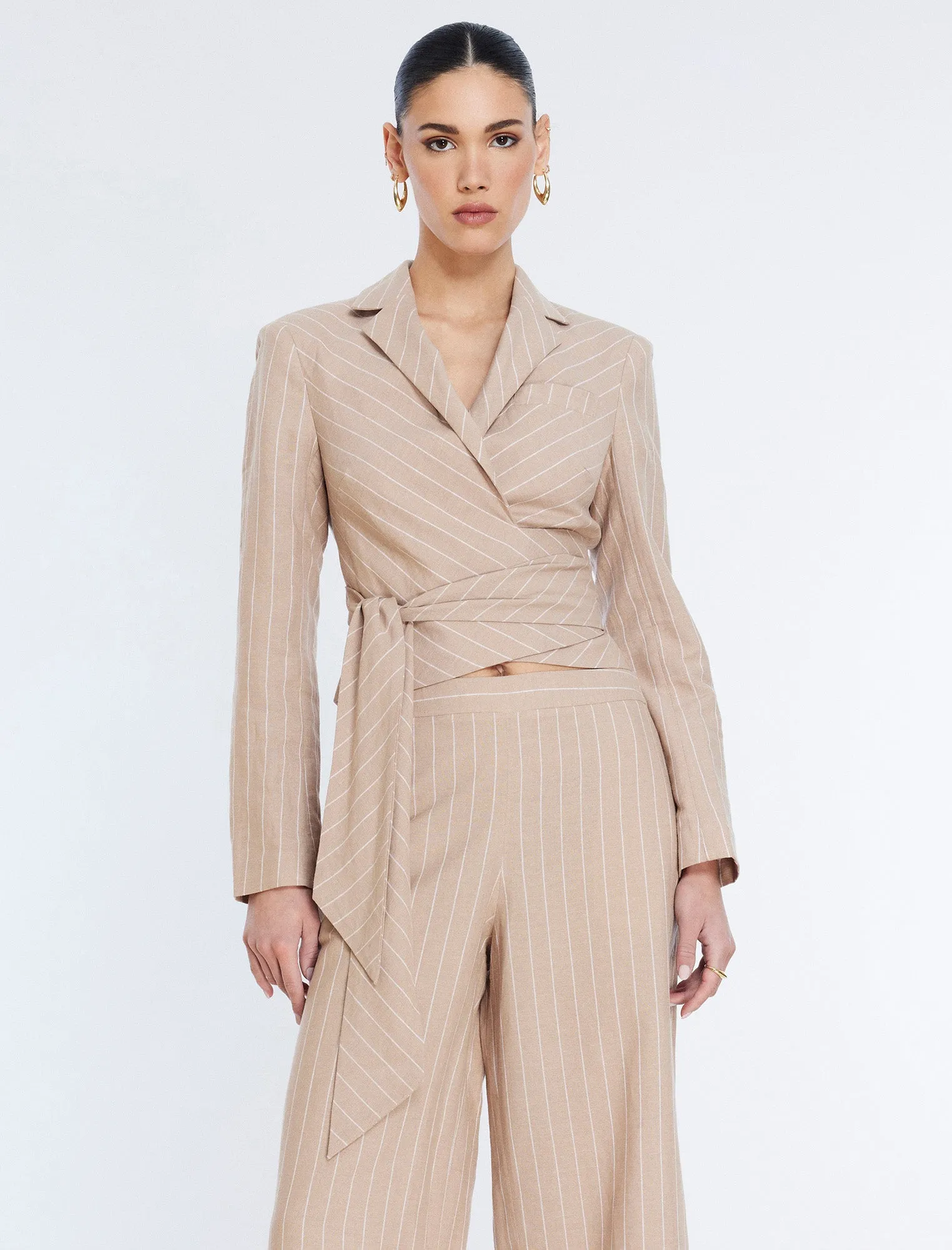 Front-Tie Jacket sold by BCBGMaxAzria product image thumbnail 2