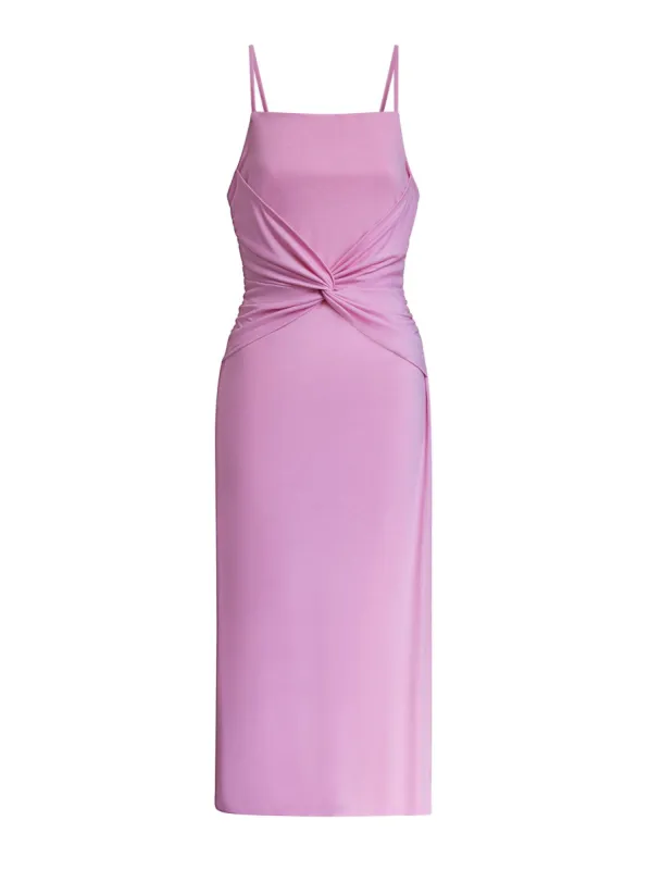 Twist Front Plunge Back Dress sold by BCBGMaxAzria