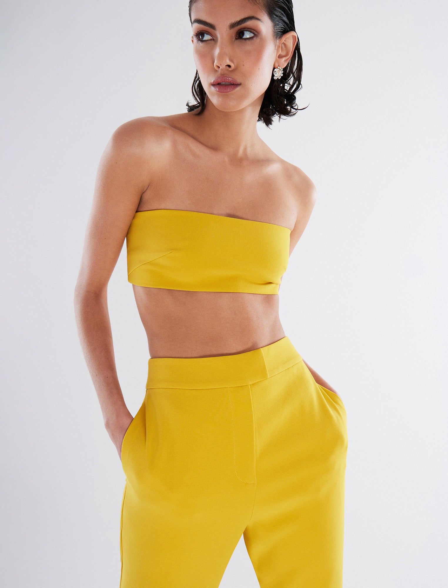 Decker High-Waisted Slim Trouser sold by BCBGMaxAzria product image thumbnail 6