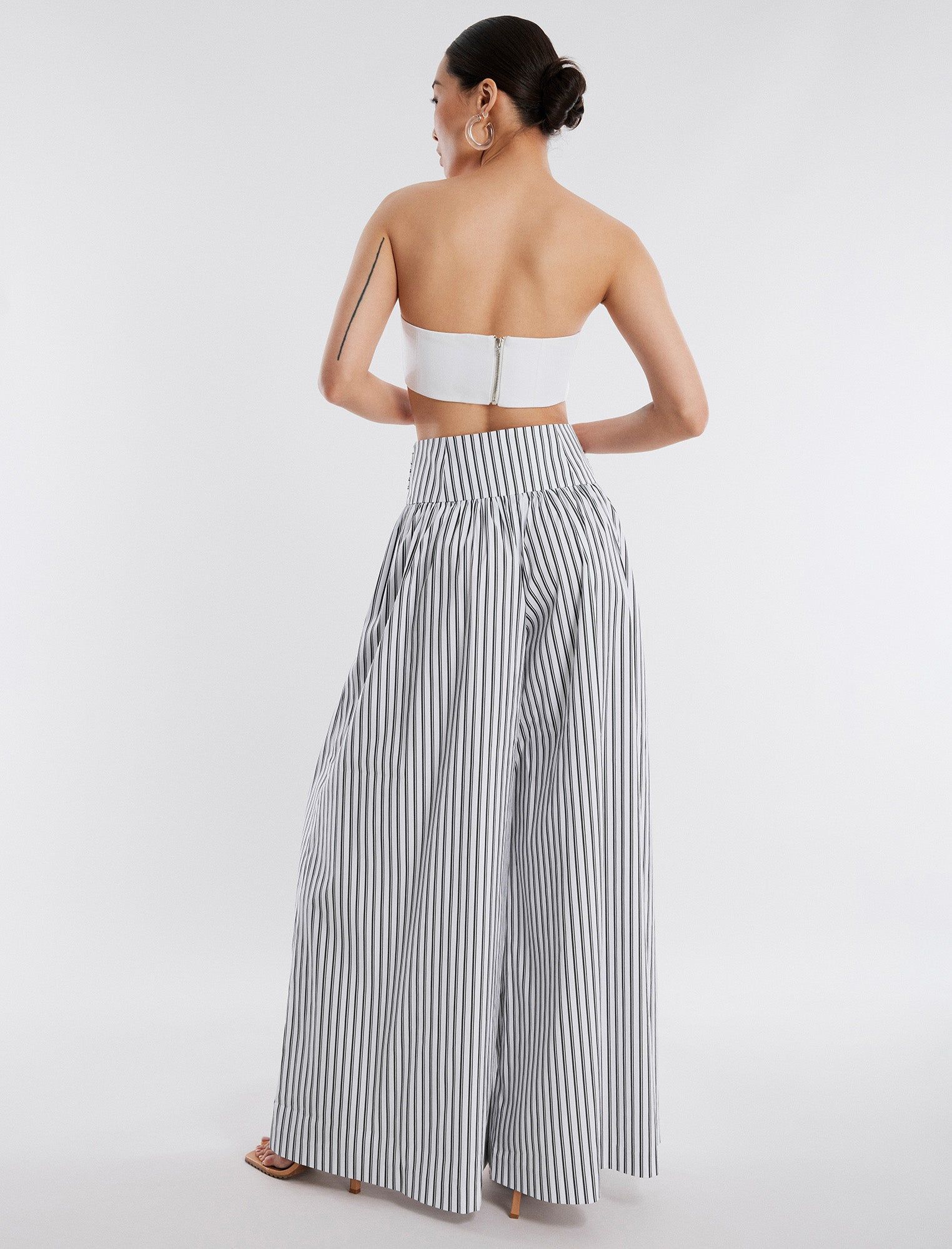 Theo Silky High-Waisted Pant sold by BCBGMaxAzria product image thumbnail 4