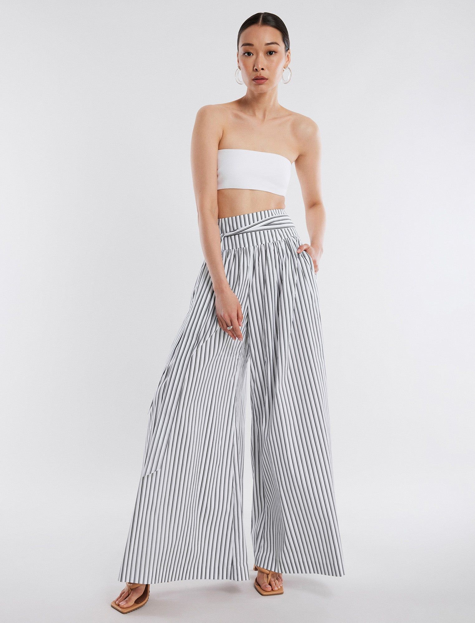 Theo Silky High-Waisted Pant sold by BCBGMaxAzria