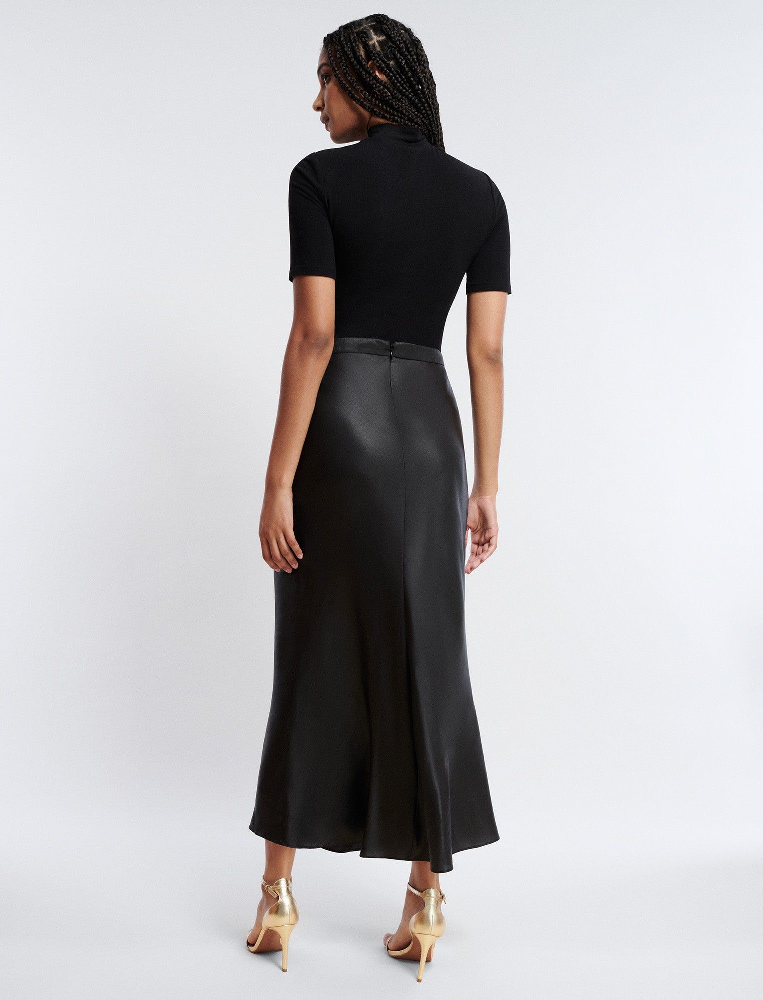 Ruched Midi Skirt sold by BCBGMaxAzria product image thumbnail 4