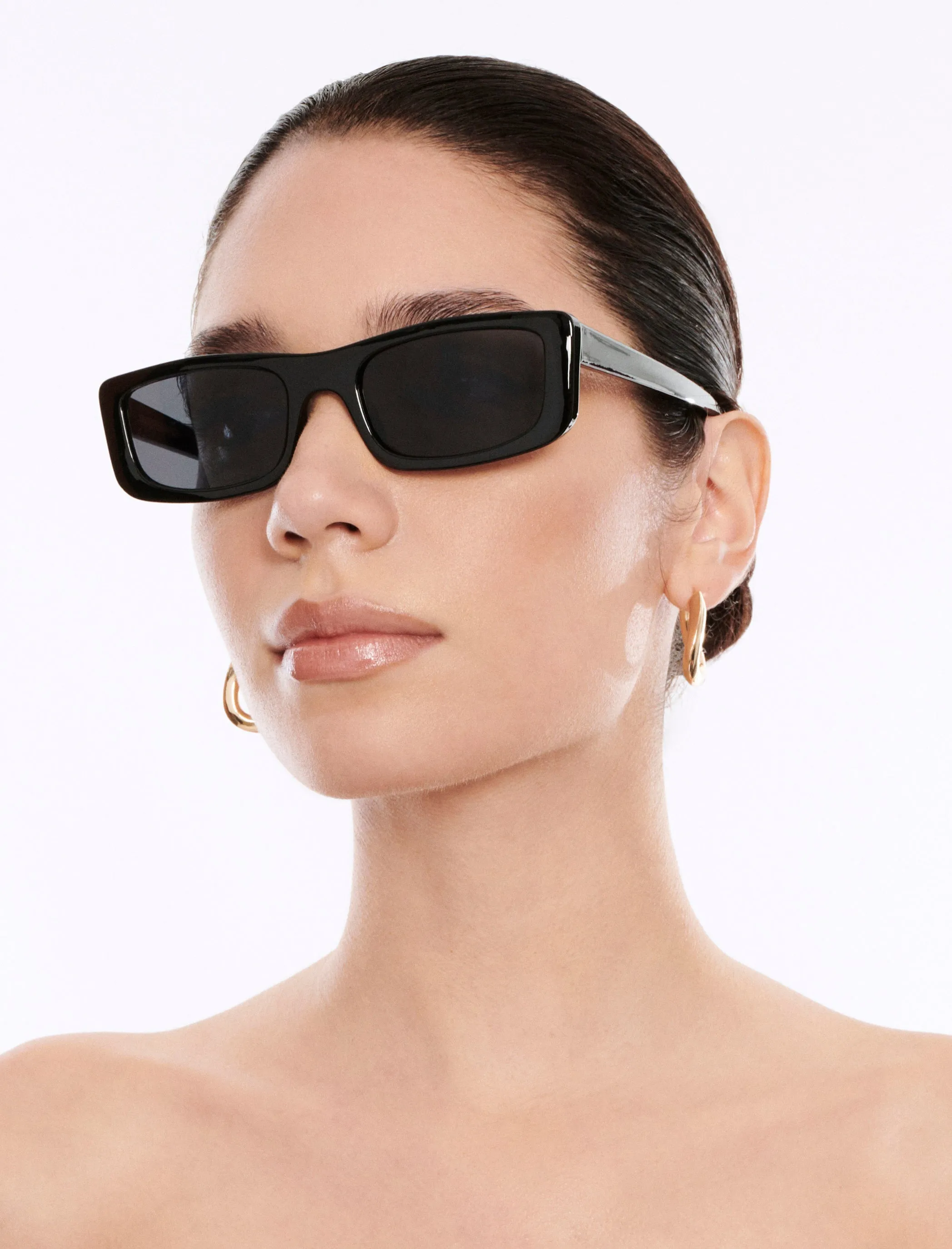 Modern Icon Rectangle Sunglasses sold by BCBGMaxAzria product image thumbnail 3