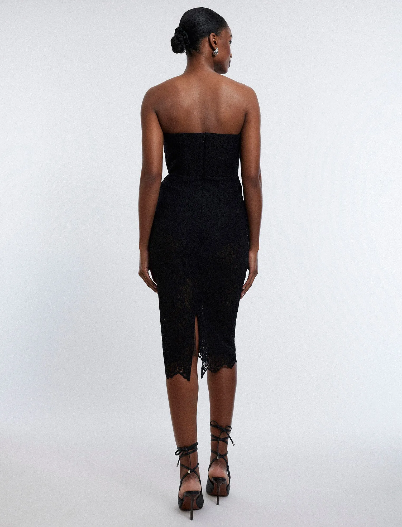Becca Lace Midi Dress sold by BCBGMaxAzria product image thumbnail 5