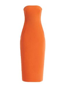 Zane Strapless Midi Dress sold by BCBGMaxAzria