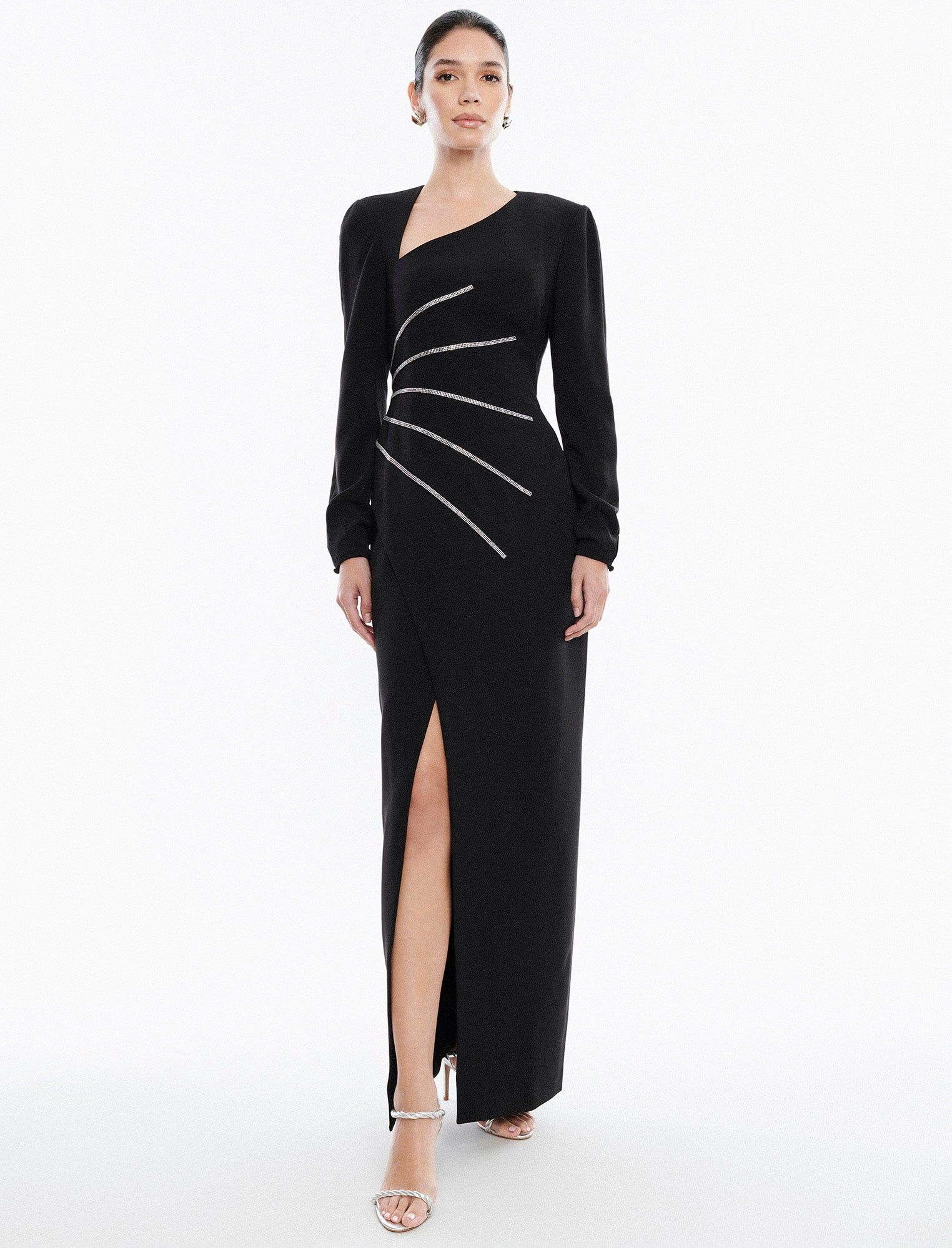 Fletcher Long Sleeve Gown sold by BCBGMaxAzria product image thumbnail 5