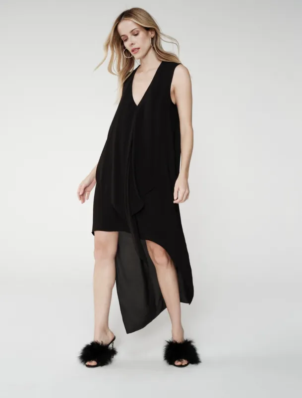 Tara Cascade Ruffle Dress sold by BCBGMaxAzria